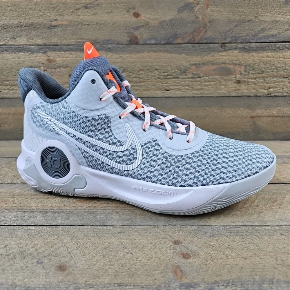 Nike KD Trey 5 IX Men's Basketball Casual Shoes Pure Platinum Cool Grey - Picture 1 of 11